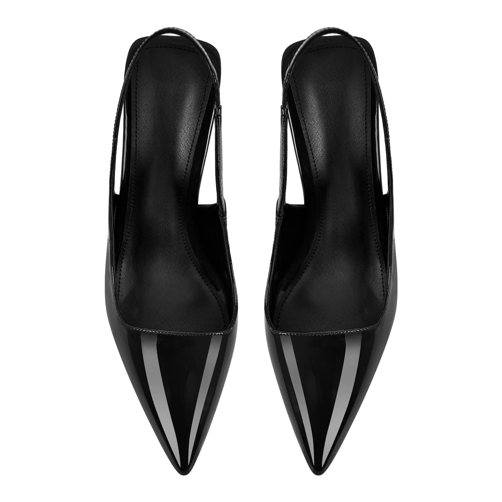 Pointed Toe Stiletto Slingback High Heels