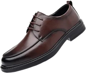 Premium Oxford Shoes for Men Polished Cap Toe Business Formal Wear Handcrafted Leather Upper