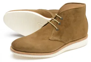Python Tan Suede Chukka Boot