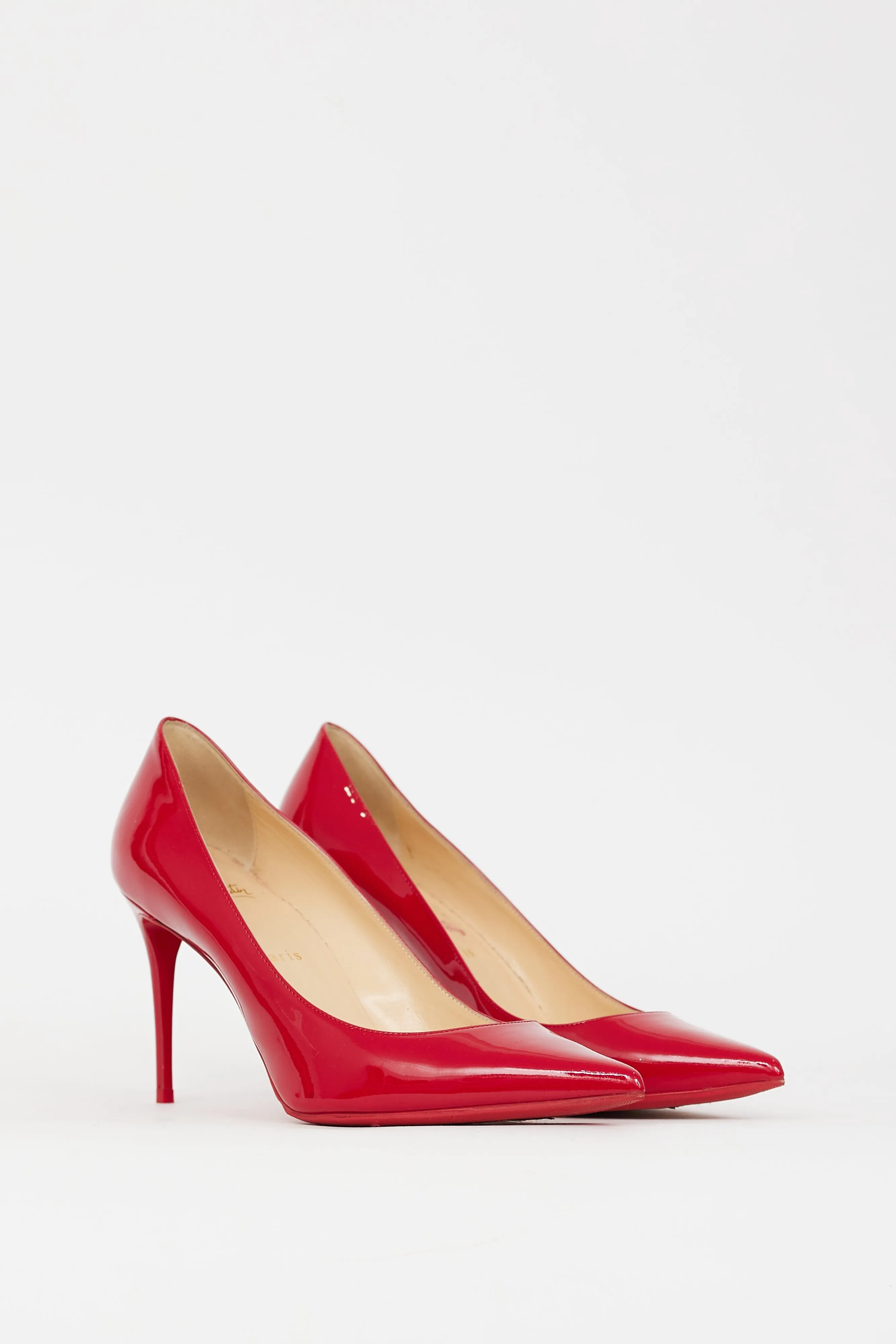 Red Patent Leather Kate 100 Pump