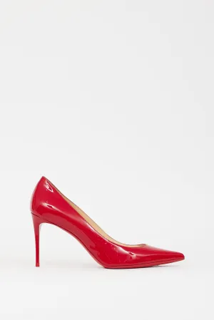 Red Patent Leather Kate 100 Pump