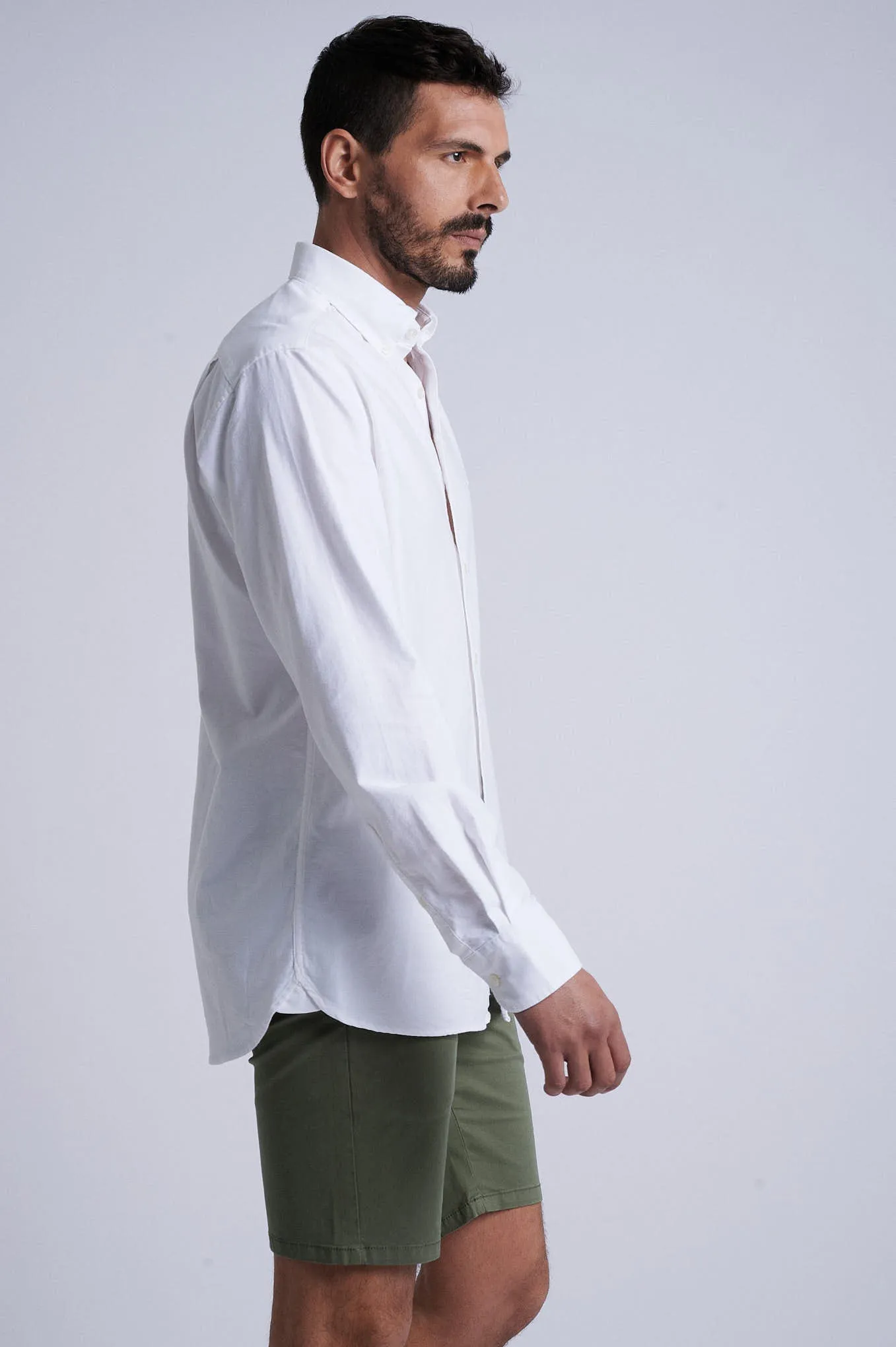 Regular fit cotton elastane comfort oxford shirt