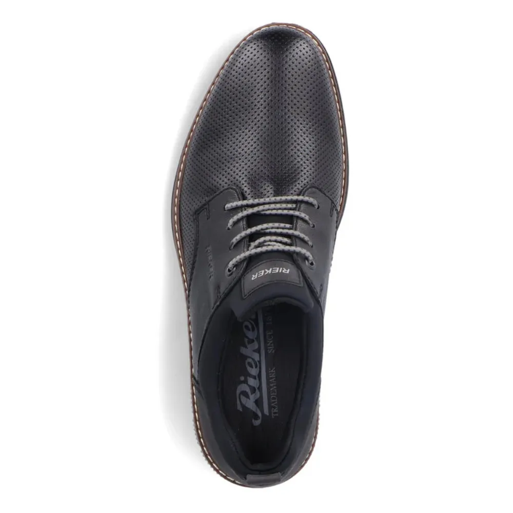 Rieker Dustin 50 Black Leather Oxford (Men's)