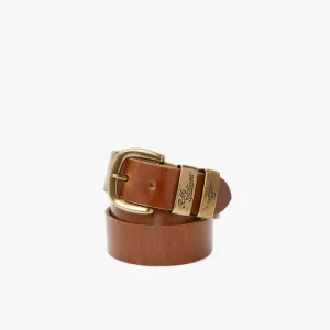R.M.Williams - Drover Belt - Antique Brass Hardware - Tan