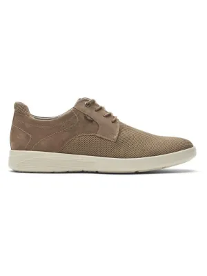 Rockport Men's Caldwell Plain Toe Oxford Sneakers Taupe Mesh Leather CI4177