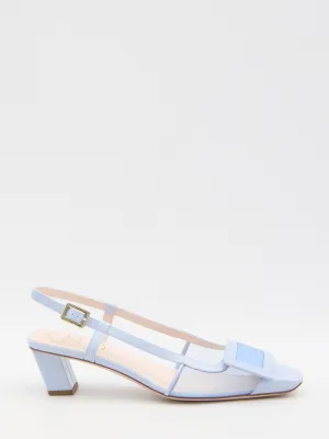 Roger Vivier Mesh Slingback Pumps