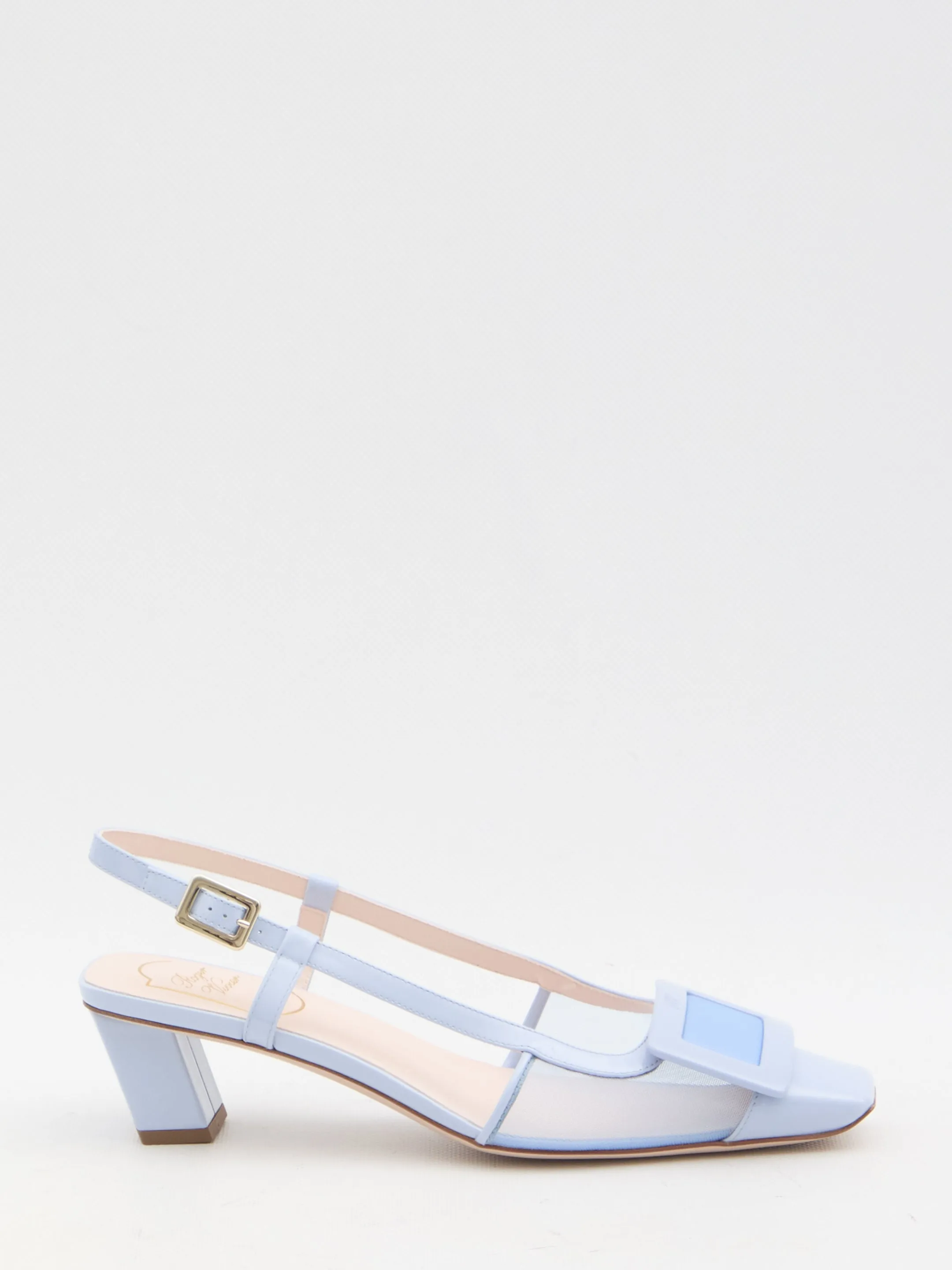 Roger Vivier Mesh Slingback Pumps