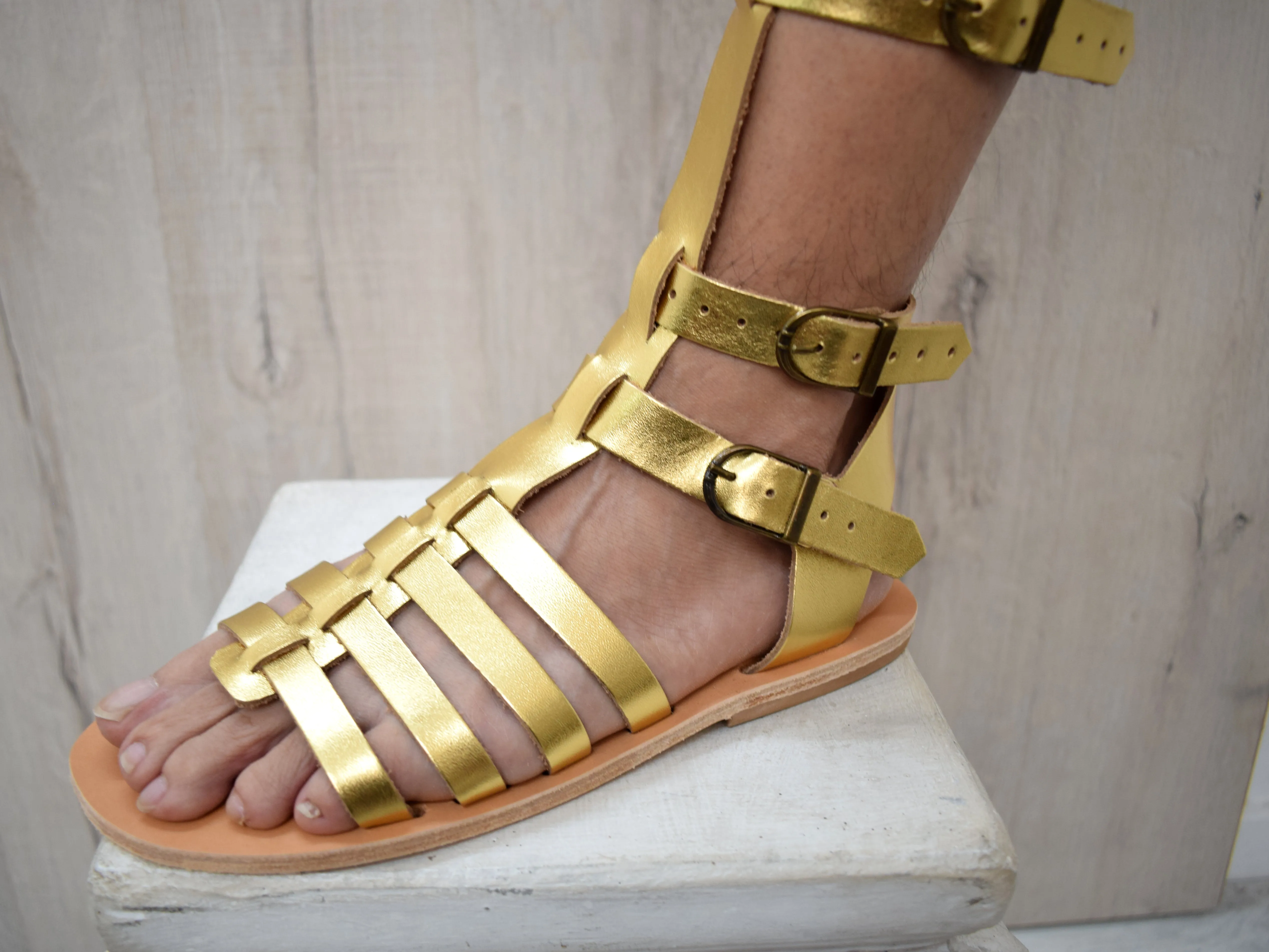 Roman Gladiator Sandals - Halloween Costumes