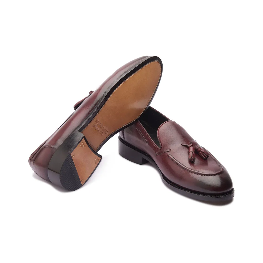 Royce, Tassel Loafer - Bordeaux | Hand Welted | Contemporary Classics
