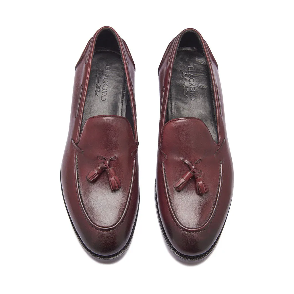 Royce, Tassel Loafer - Bordeaux | Hand Welted | Contemporary Classics