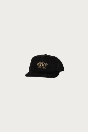 RRL Ranch Logo Twill Ball Cap - Black