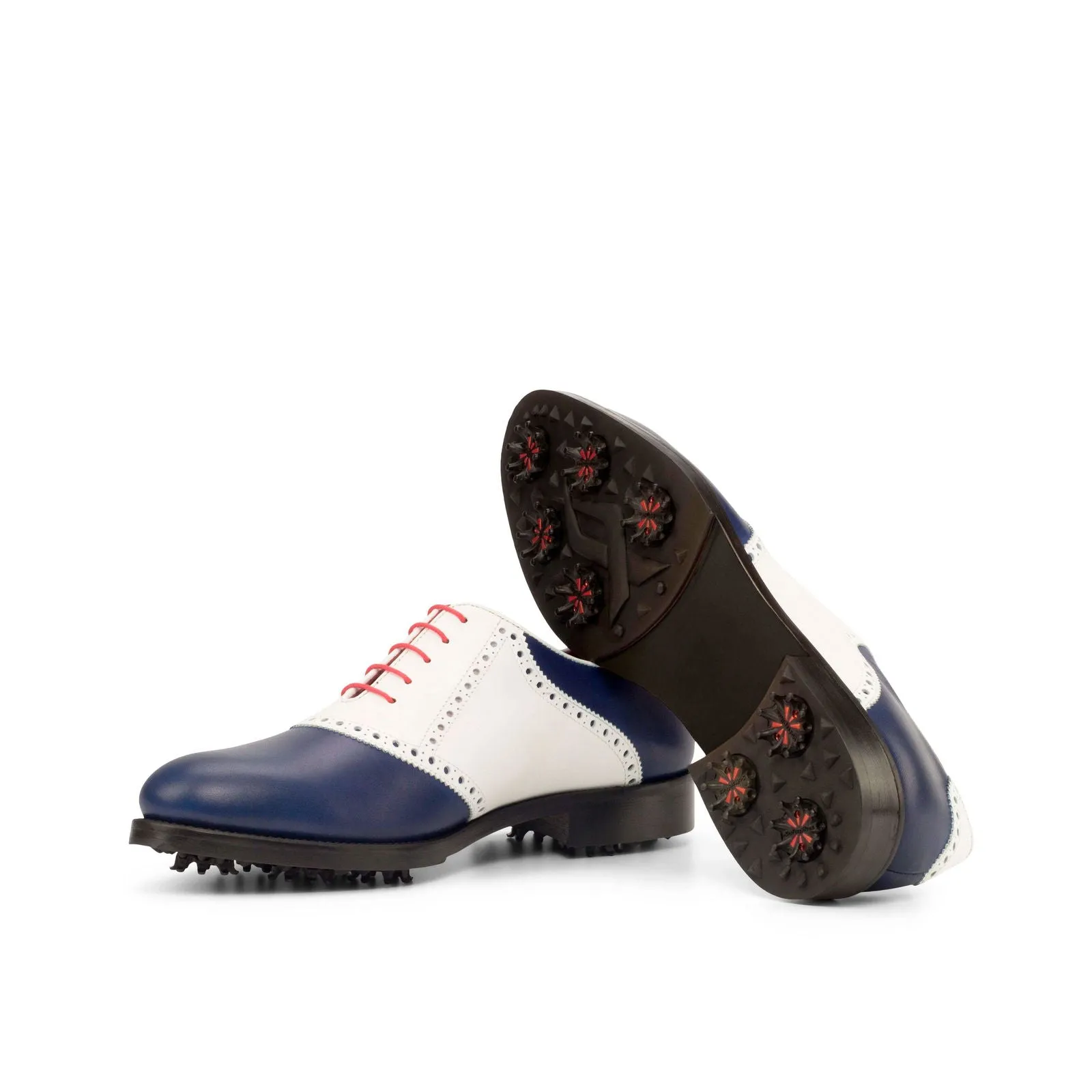 Saddle-Painted Calf, Box Calf, Red, Blue, White-Wholesale