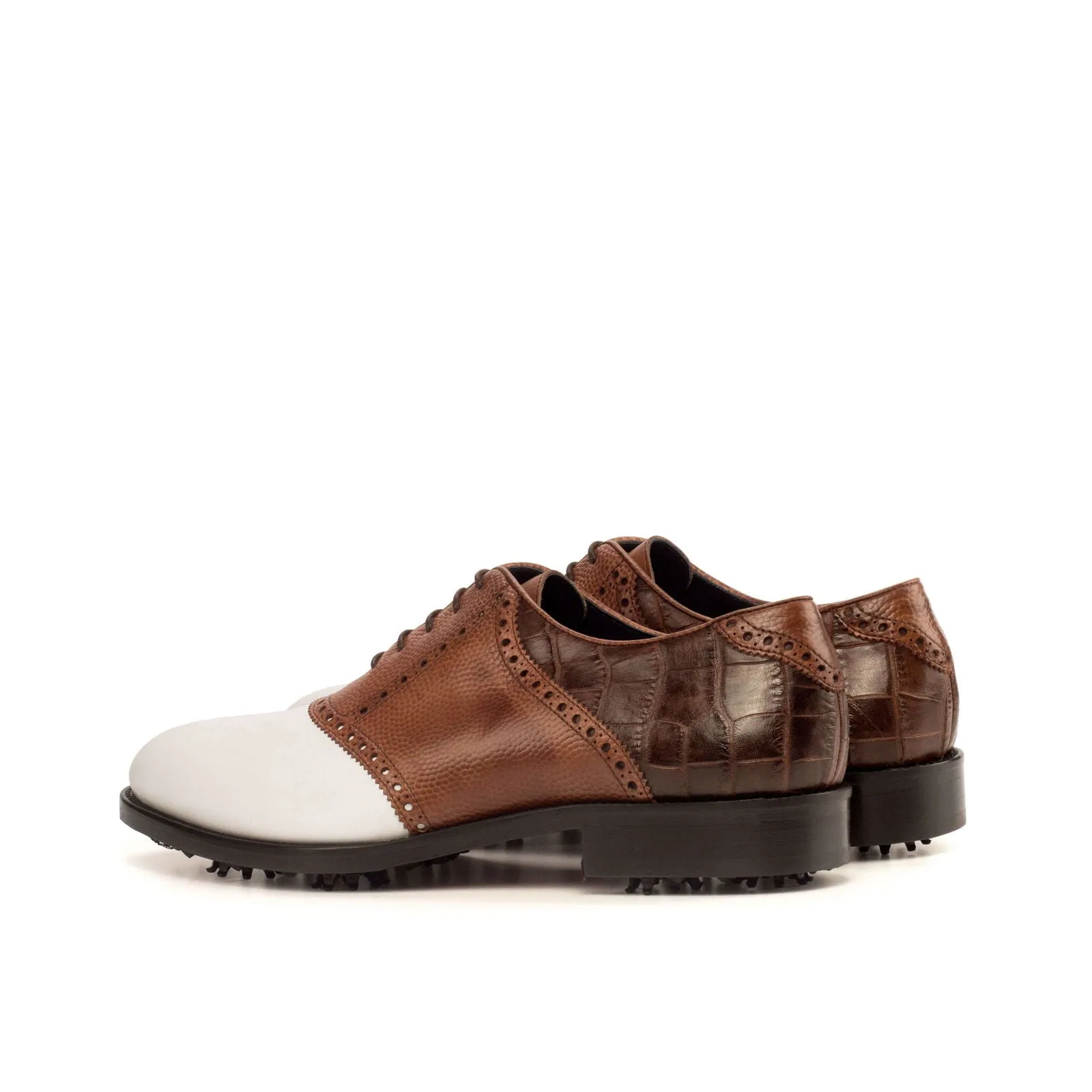 Saddle-Pebble Grain, Painted Calf, Box Calf, Painted Croco, White, Brown-Wholesale