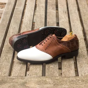 Saddle-Pebble Grain, Painted Calf, Box Calf, Painted Croco, White, Brown-Wholesale