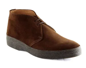 SALE Size 6 Sanders Mens Hi-Top Polo Snuff Suede Chukka Boot with Crepe Rubber