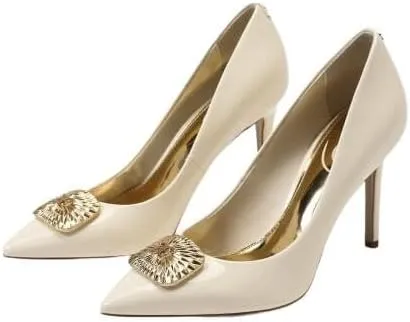 Sam Edelman Hazel Radiant Porcelain Stiletto Heeled Slip On Pointed Toe Pumps