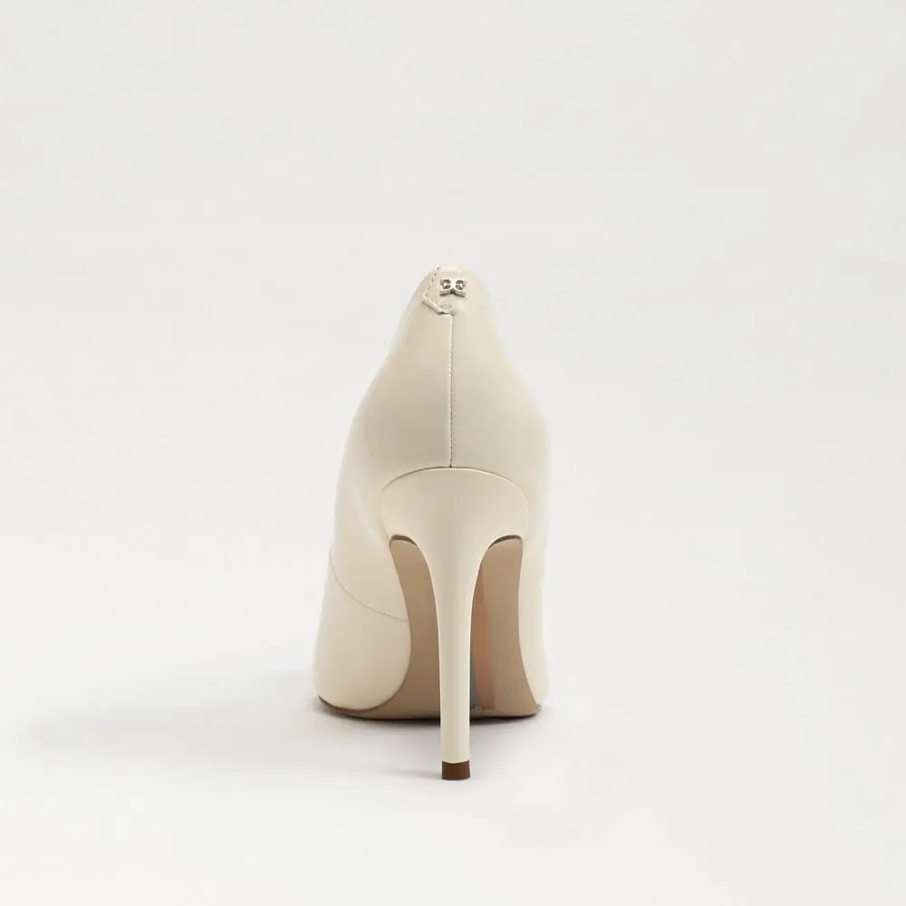 Sam Edelman Hazel Radiant Porcelain Stiletto Heeled Slip On Pointed Toe Pumps