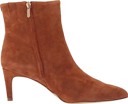 Sam Edelman Ulissa Frontier Brown Pointed Toe Kitten Heel Bootie Ankle Boot
