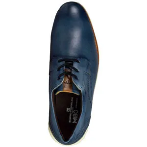 Sandro Moscoloni Men's three eyelet plain toe oxford Franca Navy