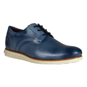 Sandro Moscoloni Men's three eyelet plain toe oxford Franca Navy