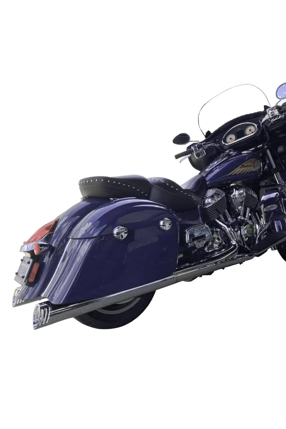 Sharkroad 4“ Slip On Mufflers Exhaust for Indian 2014-2023 Chief