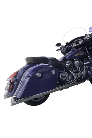 Sharkroad 4“ Slip On Mufflers Exhaust for Indian 2014-2023 Chief