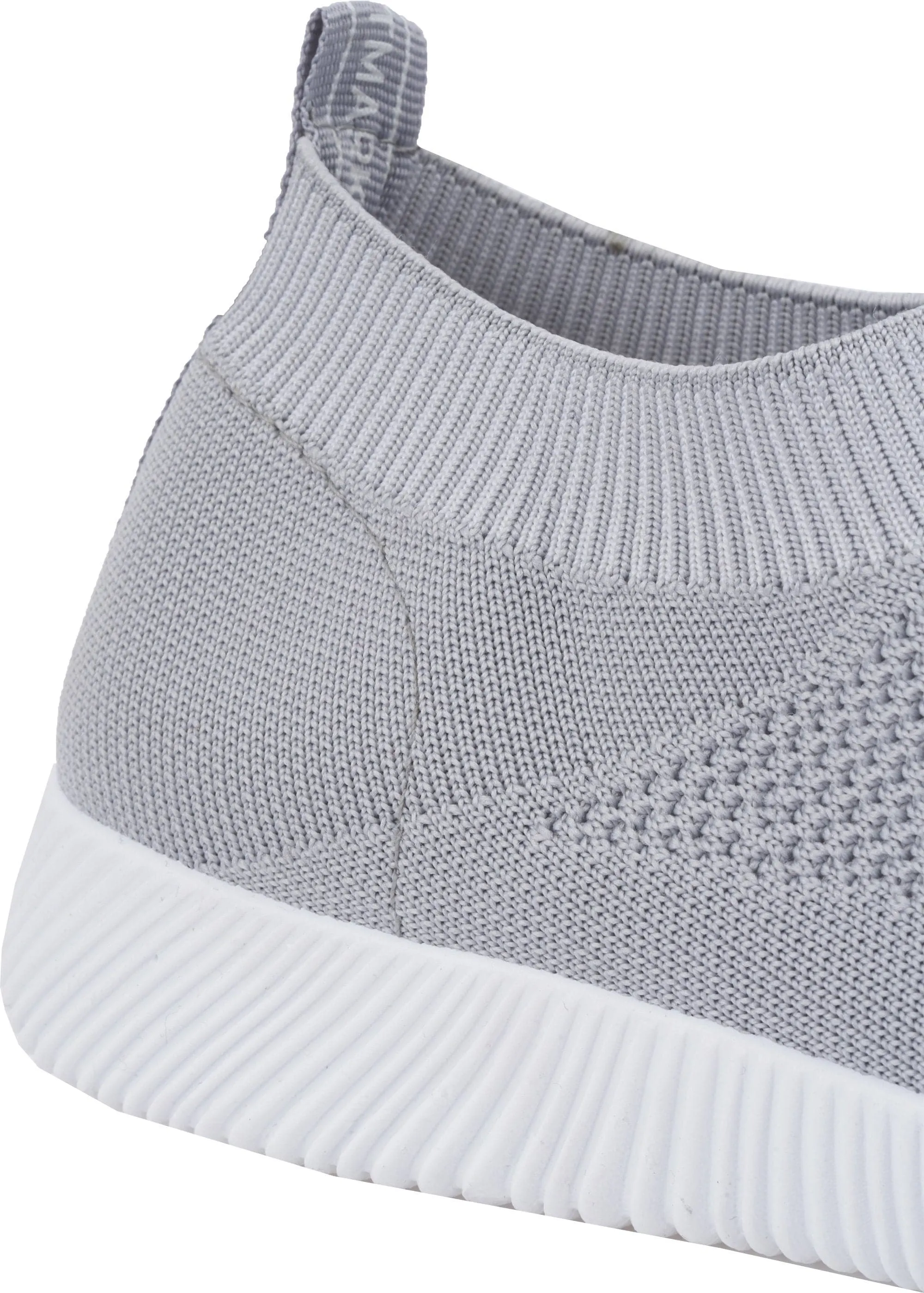 Shaughna Slip On Knitted Trainer in Grey
