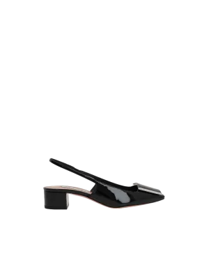 Shibuya Slingback Pumps in Patent Leather