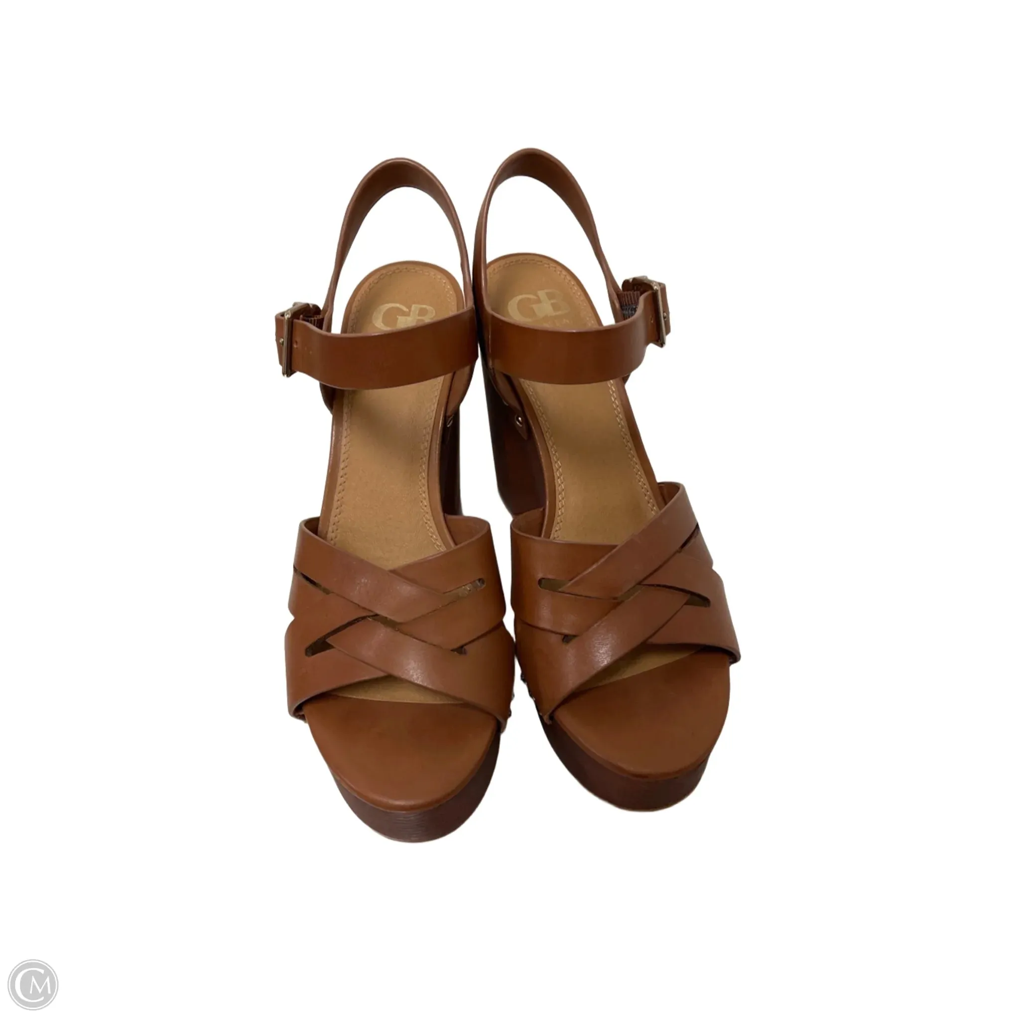 Shoes Heels Block By Gianni Bini In Brown, Size: 10