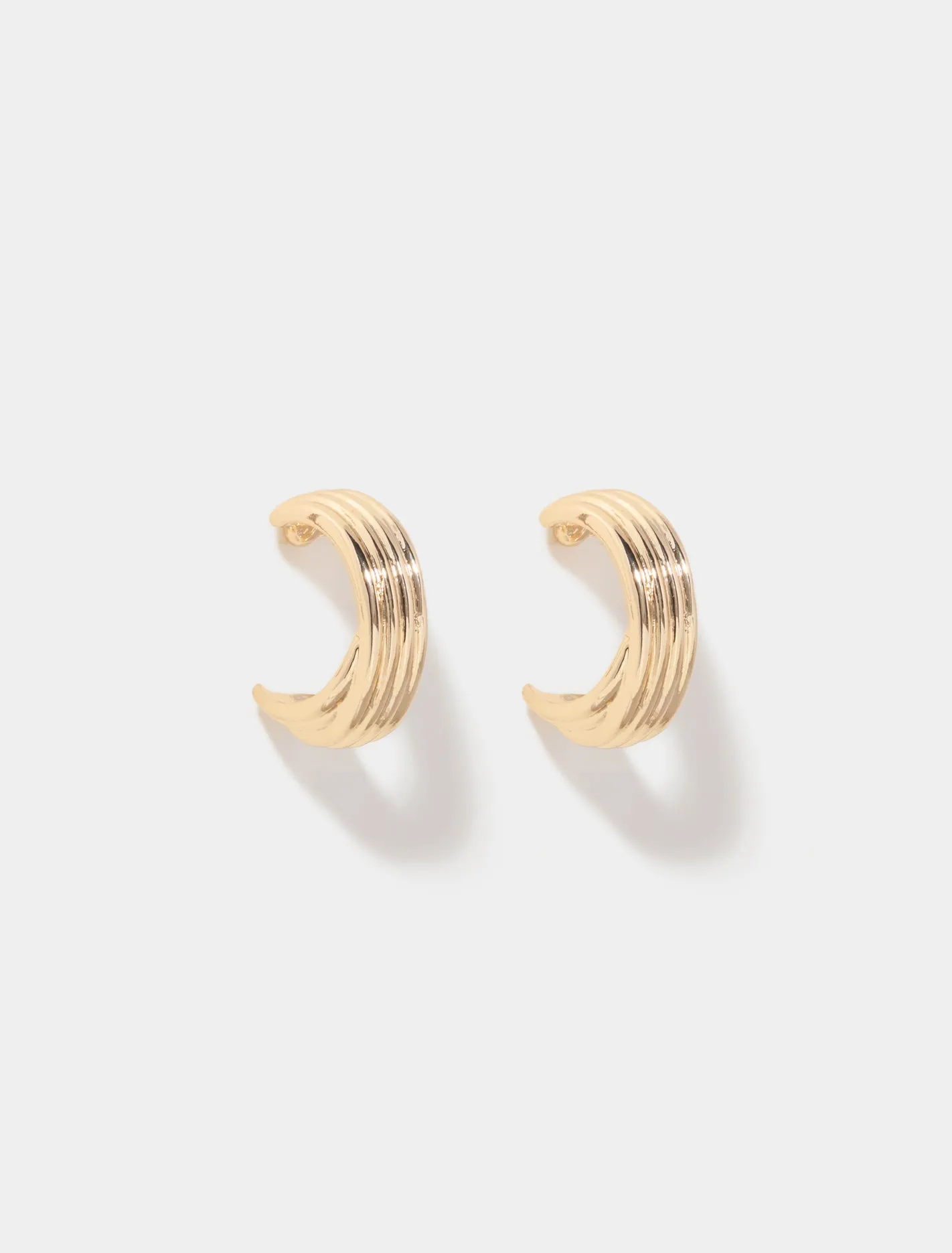 Signature Kai Panel Hoop Earrings
