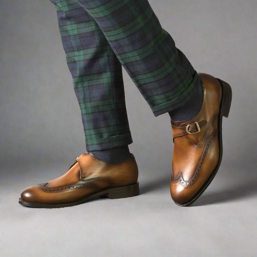 SINGLE MONK MID BROWN (TRADITIONAL-Z1)
