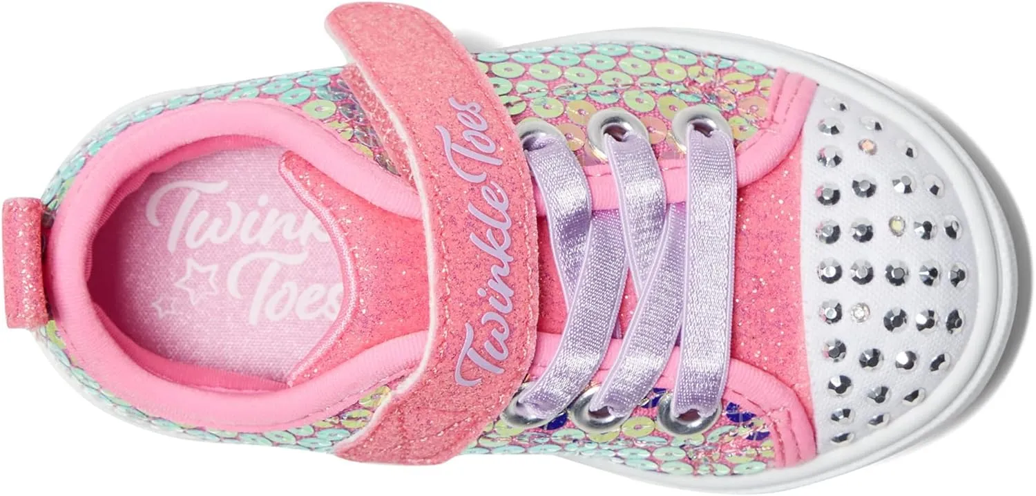 Skechers Girl's Twinkle Sparks-Sequin Party (Toddler) Sneaker