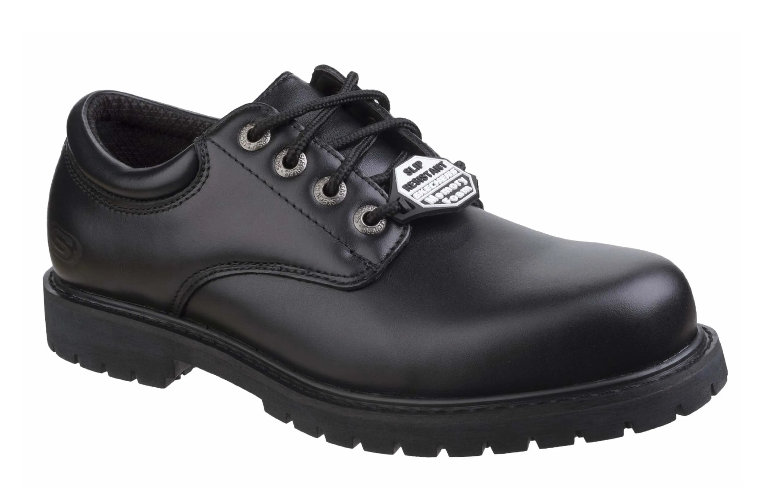 Skechers SK77041 Work Relaxed Fit Cottonwood Elks SR Mens Lace up Shoe