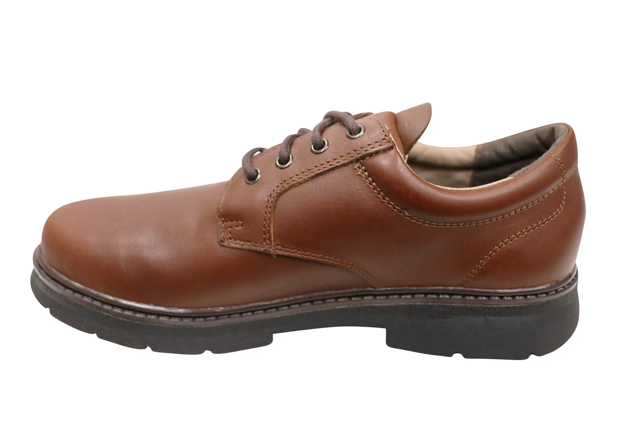 Slatters Senator Mens Comfortable Leather Lace Up Dress Shoes