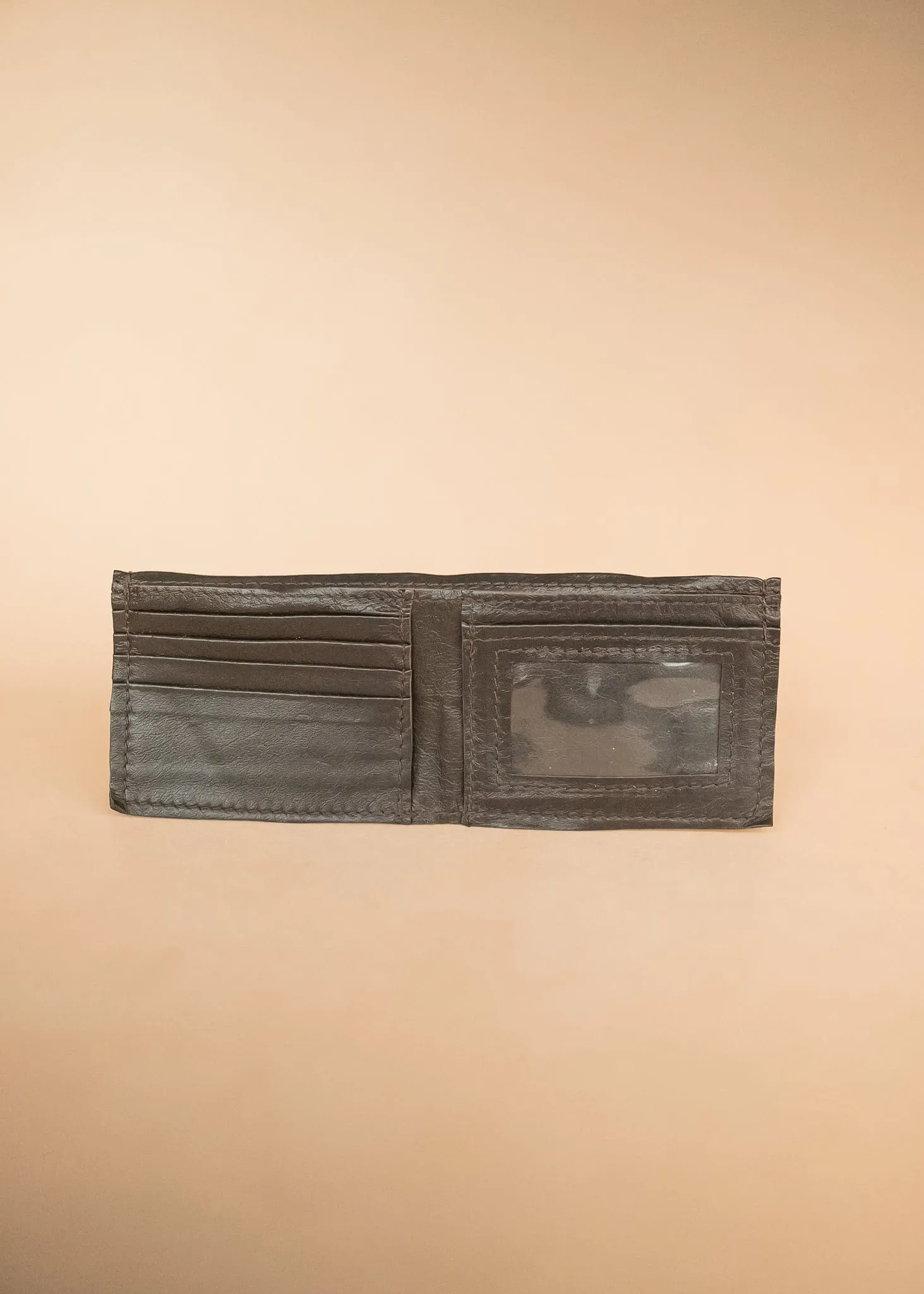 Small Bifold Wallet with Window - Kangaroo