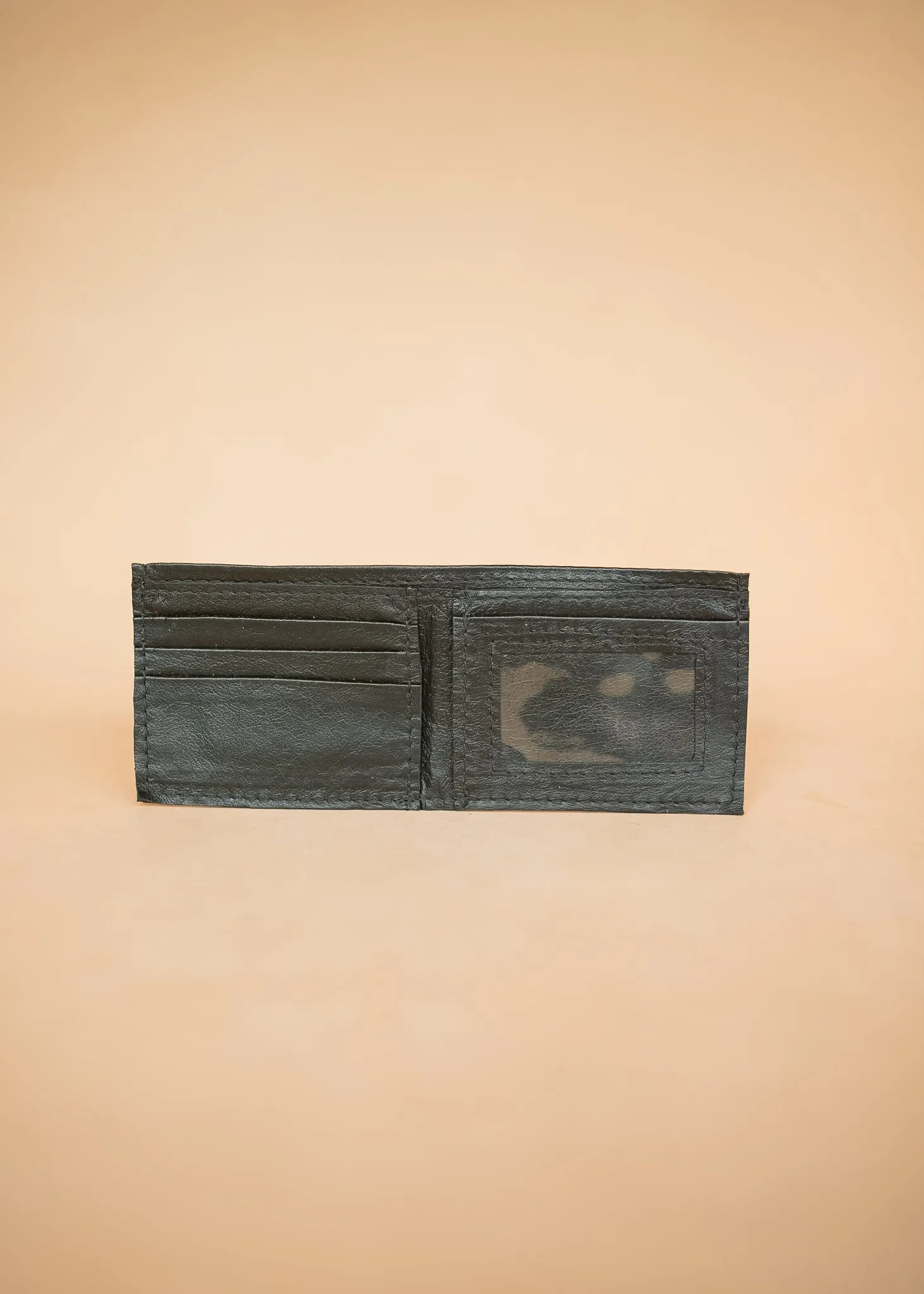 Small Bifold Wallet with Window - Kangaroo