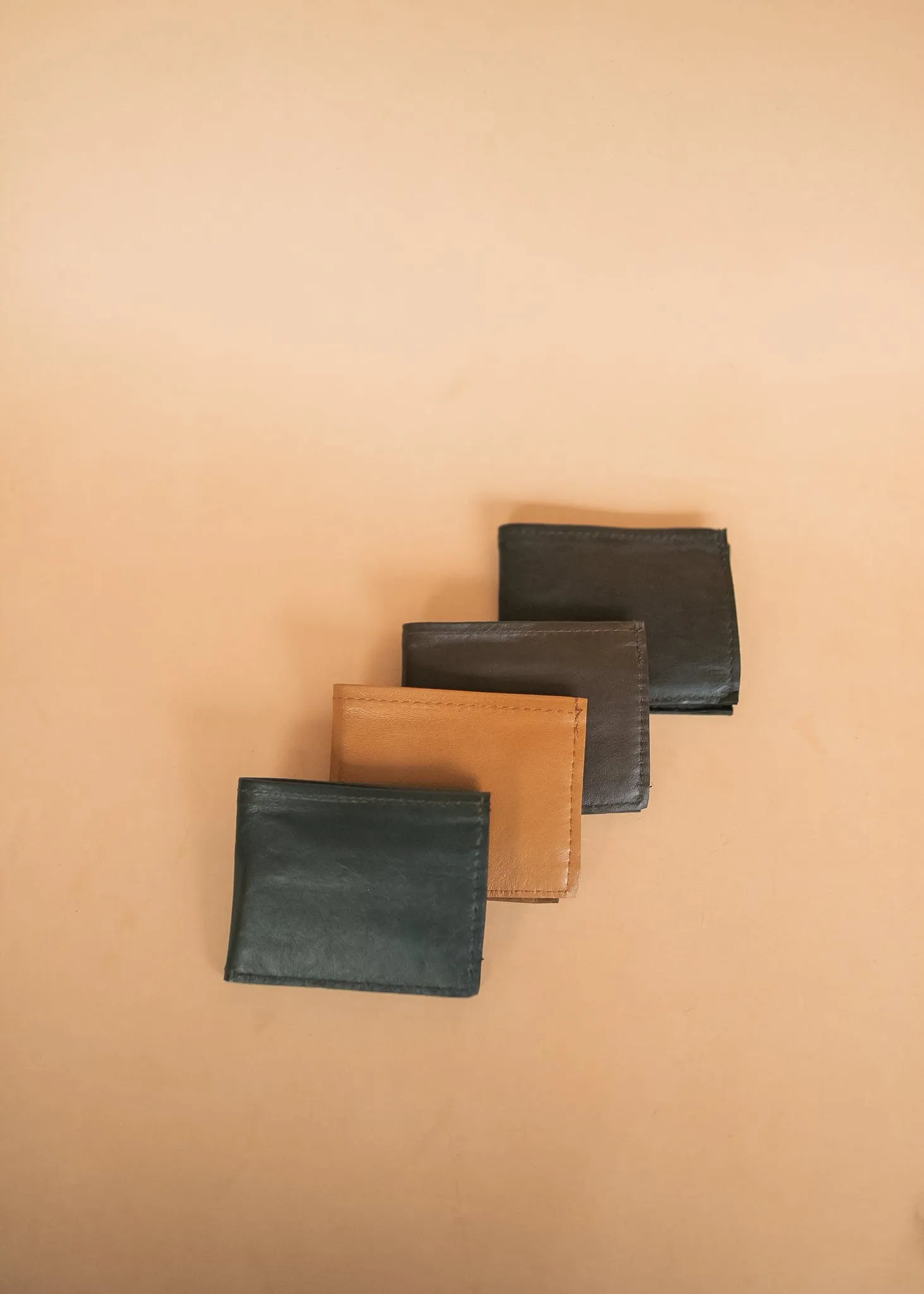 Small Bifold Wallet with Window - Kangaroo
