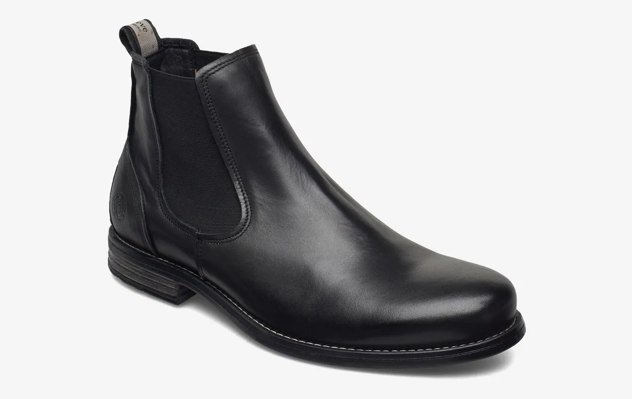 Sneaky Steve Men's Closer Leather Chelsea Boots Black