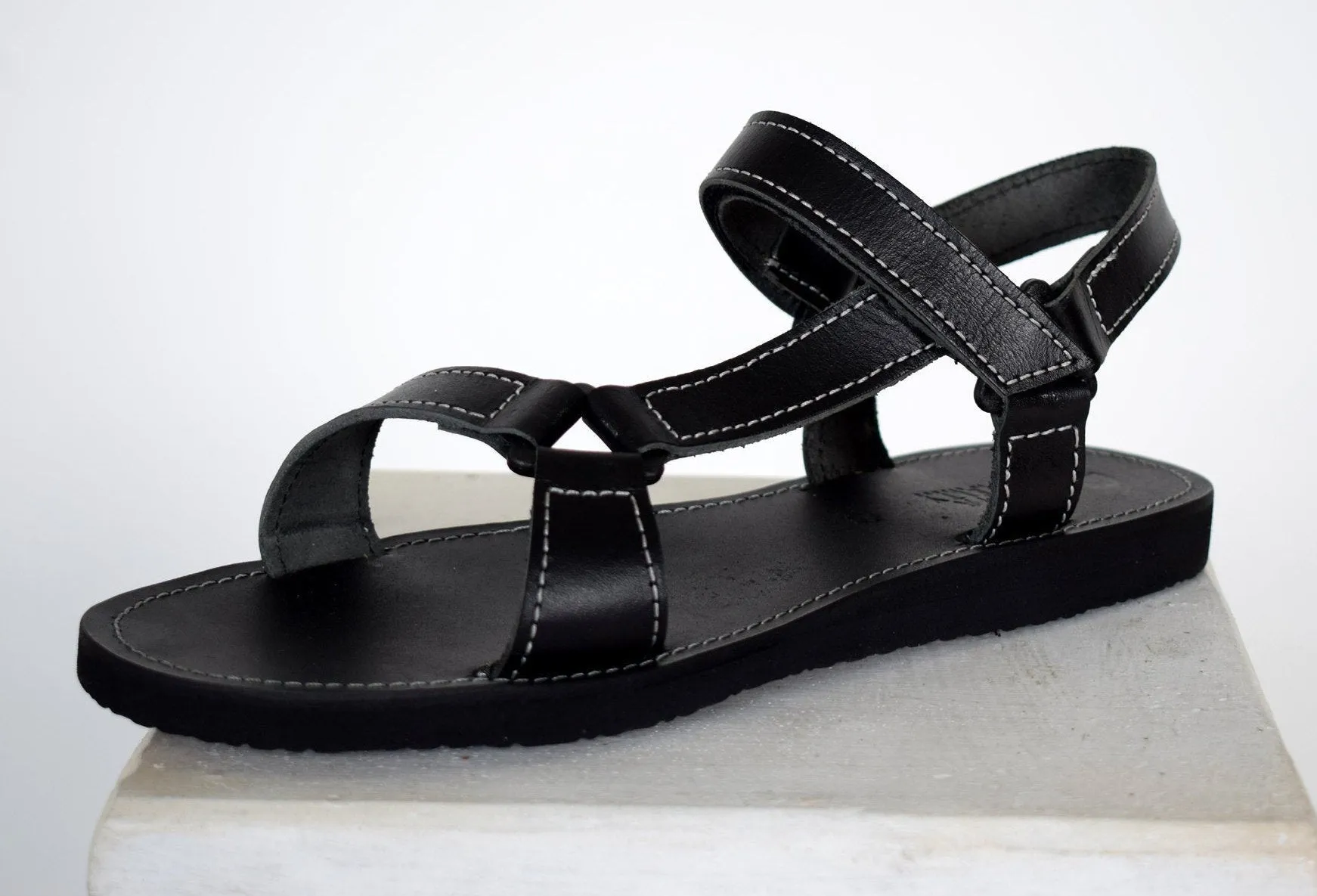 Sports Leather sandals for Men, Summer men shoes, Men flats.