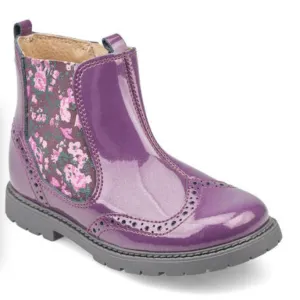 Start Rite Chelsea Blackcurrant Glitter Patent