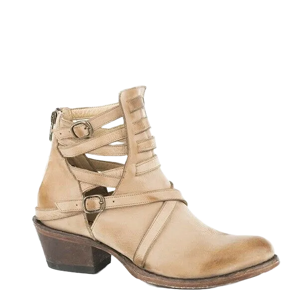 Stetson Ladies Vintage Toe Shorty Boots 12-021-5109-1126BR