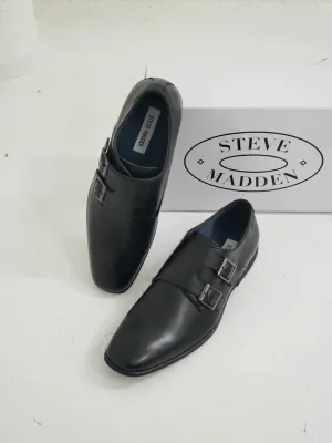 Steve Madden Men's Devito Oxford Shoes Black Leather