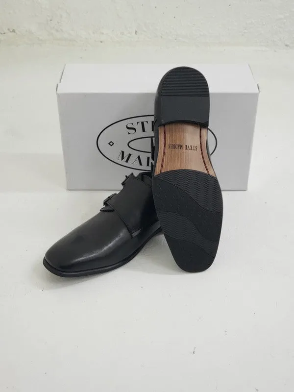 Steve Madden Men's Devito Oxford Shoes Black Leather