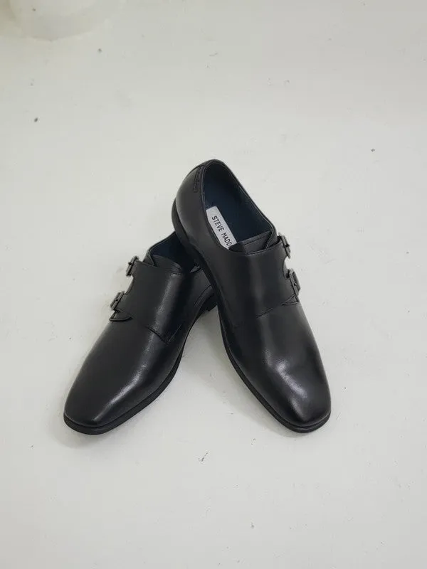 Steve Madden Men's Devito Oxford Shoes Black Leather