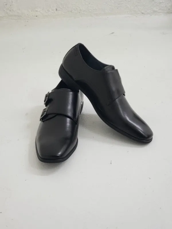 Steve Madden Men's Devito Oxford Shoes Black Leather