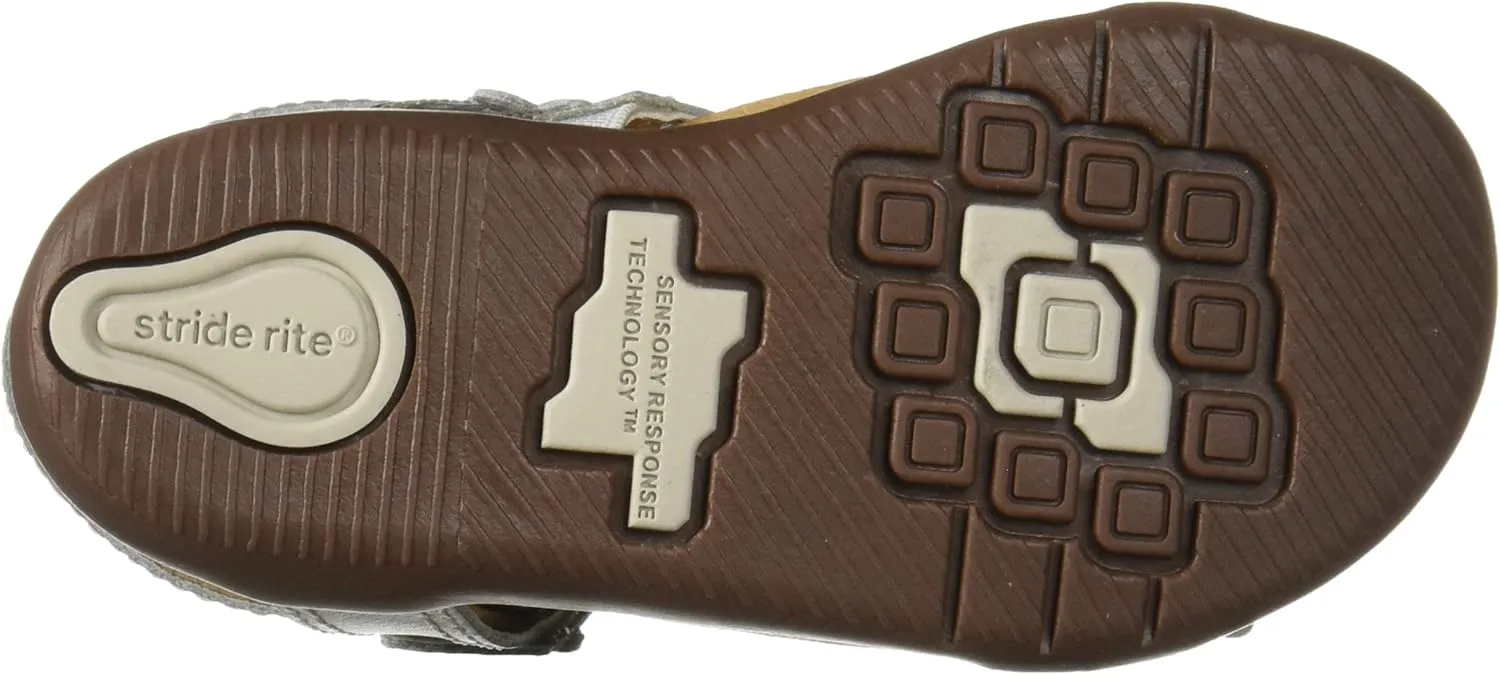 Stride Rite Unisex-Child SRTech Evie Embellished Sandal