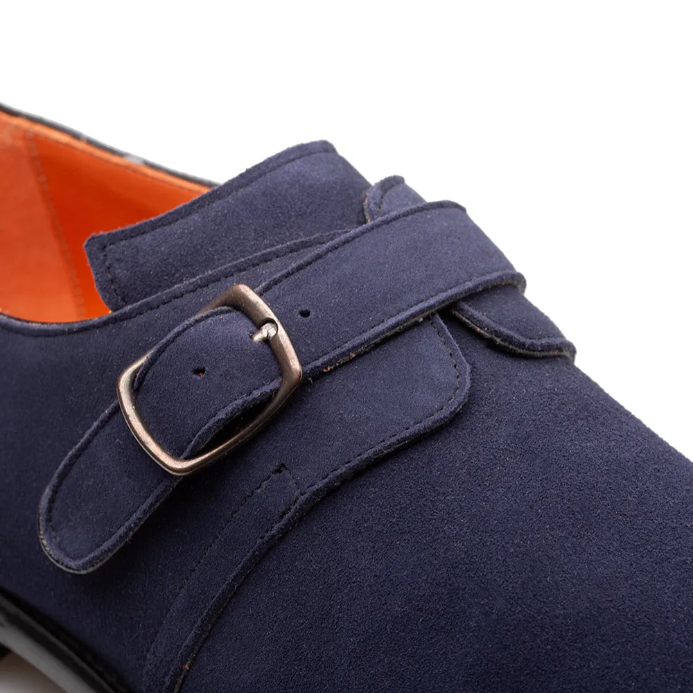 Suede Monk Strap