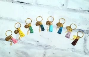 Sueded Tassel Keychain
