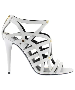 T-Srew Strap Cage Leather Sandals