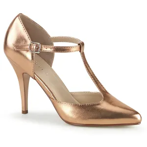 T-Strap D'Orsay Gold Heels